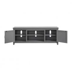 Del Mar 70 in. Grey TV Stand Fits TV's up to 75 in. by Martin Svensson Home -EVERGLADE HOME Shop grey martin svensson home tv stands 910128 77 1000