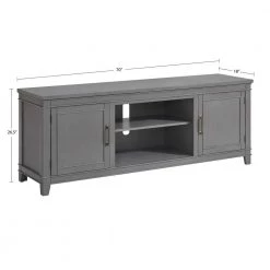 Del Mar 70 in. Grey TV Stand Fits TV's up to 75 in. by Martin Svensson Home -EVERGLADE HOME Shop grey martin svensson home tv stands 910128 c3 1000