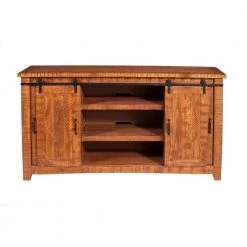 Omaha Honey Tabacco Metal TV Stand Fits TVs Up to 70 in. with Cable Management by Martin Svensson Home -EVERGLADE HOME Shop honey tabacco martin svensson home tv stands 90907 c3 1000