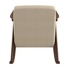 Bracco Light Brown Mid-Century Fabric Upholstery Solid Wood Rocking Chair by EVERGLADE HOME 12 Bracco Light Brown Mid-Century Fabric Upholstery Solid Wood Rocking Chair by EVERGLADE HOME -EVERGLADE HOME Shop light brown everglade home accent chairs lx 1034br 1 4f 1000