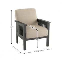 Copley Light Brown Textured Upholstery Solid Wood Frame Accent Chair by EVERGLADE HOME -EVERGLADE HOME Shop light brown everglade home accent chairs lx 1104br 1 44 1000