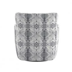 Vega Printed Chenille Swivel Arm Chair by EVERGLADE HOME -EVERGLADE HOME Shop multi color everglade home accent chairs lx 1025f1s c3 1000