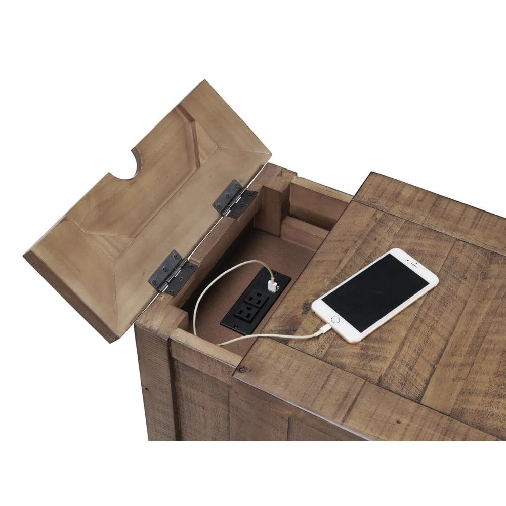 Monterey 16 in. Natural Chairside End Table with Power by Martin Svensson Home 8 Monterey 16 in. Natural Chairside End Table with Power by Martin Svensson Home - Image 8