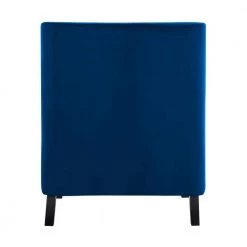 Ceylon Navy Velvet Tufted Back Accent Chair by EVERGLADE HOME -EVERGLADE HOME Shop navy everglade home accent chairs lx 1297nv 1nn 4f 1000