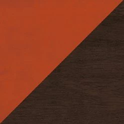 Lonita Orange Velvet Upholstered Solid Wood Walnut Finish Accent Chair by EVERGLADE HOME -EVERGLADE HOME Shop orange everglade home accent chairs lx 1032rn 1 1f 1000