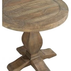 Napa Reclaimed Natural Round End Table by Martin Svensson Home -EVERGLADE HOME Shop reclaimed natural martin svensson home end side tables 860134 44 1000