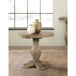 Napa Reclaimed Natural Round End Table by Martin Svensson Home -EVERGLADE HOME Shop reclaimed natural martin svensson home end side tables 860134 4f 1000