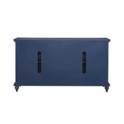 Garden District 65 in. Rustic Blue Solid Wood TV Stand, Fits Up to 70 in. TV with 4-Doors by Martin Svensson Home -EVERGLADE HOME Shop rustic blue martin svensson home tv stands 909185 66 1000