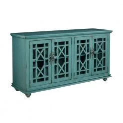 Elegant Teal Glass TV Stand Fits TVs Up to 65 in. with Cable Management by Martin Svensson Home 12 Elegant Teal Glass TV Stand Fits TVs Up to 65 in. with Cable Management by Martin Svensson Home -EVERGLADE HOME Shop teal martin svensson home tv stands 91001 c3 1000