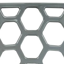 Dynamic Plastic Modern Honey Comb Design Kitchen and Dining Side Chair Transparent Black by Leisuremod -EVERGLADE HOME Shop transparent black leisuremod dining chairs dc19tbl 44 1000