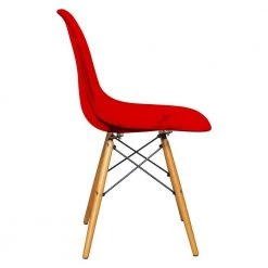 EVERGLADE HOME Shop -EVERGLADE HOME Shop transparent red leisuremod dining chairs ep19tr e1 1000