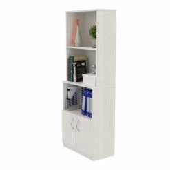 63 in. H Washed Oak Wood 3-Shelf Standard Bookcase with Double Door Storage by Inval 9 63 in. H Washed Oak Wood 3-Shelf Standard Bookcase with Double Door Storage by Inval -EVERGLADE HOME Shop washed oak inval bookcases bookshelves be 13704 40 1000