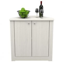 32.09 in.Washed Oak Wood 2-shelf Corner Bookcase by Inval -EVERGLADE HOME Shop washed oak inval bookcases bookshelves gm 1540 c3 1000