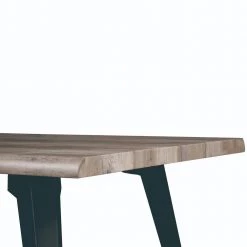 Ravenna Modern Rectangular Wood 63" Dining Table with Metal Legs in Weathered Oak by Leisuremod 14 Ravenna Modern Rectangular Wood 63" Dining Table with Metal Legs in Weathered Oak by Leisuremod -EVERGLADE HOME Shop weathered oak leisuremod kitchen dining tables rtm63wo 44 1000
