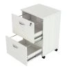 Laricina White Filing Cabinet by Inval