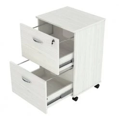 Laricina White Filing Cabinet by Inval