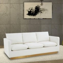 EVERGLADE HOME Shop -EVERGLADE HOME Shop white leisuremod sofas couches ns83w l e1 1000