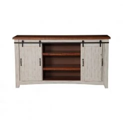 Toas White Metal TV Stand Fits TVs Up to 70 in. with Adjustable Shelves by Martin Svensson Home -EVERGLADE HOME Shop white martin svensson home tv stands 90906 c3 1000