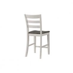 Monterey White Stain and Grey Solid Wood Counter Height Dining Chair (Set of 2) by Martin Svensson Home 9 Monterey White Stain and Grey Solid Wood Counter Height Dining Chair (Set of 2) by Martin Svensson Home -EVERGLADE HOME Shop white stain and grey martin svensson home dining chairs 5908963 66 1000