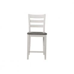 Monterey White Stain and Grey Solid Wood Counter Height Dining Chair (Set of 2) by Martin Svensson Home 10 Monterey White Stain and Grey Solid Wood Counter Height Dining Chair (Set of 2) by Martin Svensson Home -EVERGLADE HOME Shop white stain and grey martin svensson home dining chairs 5908963 c3 1000