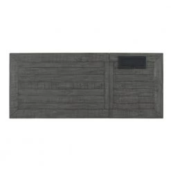 Monterey 57 in. Rectangular Stain and Grey Solid Pine Wood 2-Drawer Lift Top Computer Desk with Fingerprint Lock by Martin Svensson Home -EVERGLADE HOME Shop white stain and grey martin svensson home standing desks 7908902 a0 1000