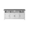 Foundry 65 in. White Stain with Grey Top Solid Wood TV Stand Fits TV's up to 70 in. by Martin Svensson Home