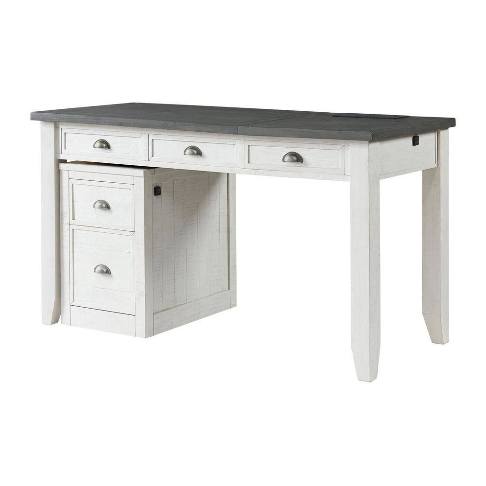 Monterey White Stain File Cabinet with 2-Drawers and Fingerprint Lock by Martin Svensson Home 6 Monterey White Stain File Cabinet with 2-Drawers and Fingerprint Lock by Martin Svensson Home - Image 6