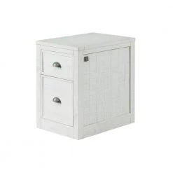 Monterey White Stain File Cabinet with 2-Drawers and Fingerprint Lock by Martin Svensson Home
