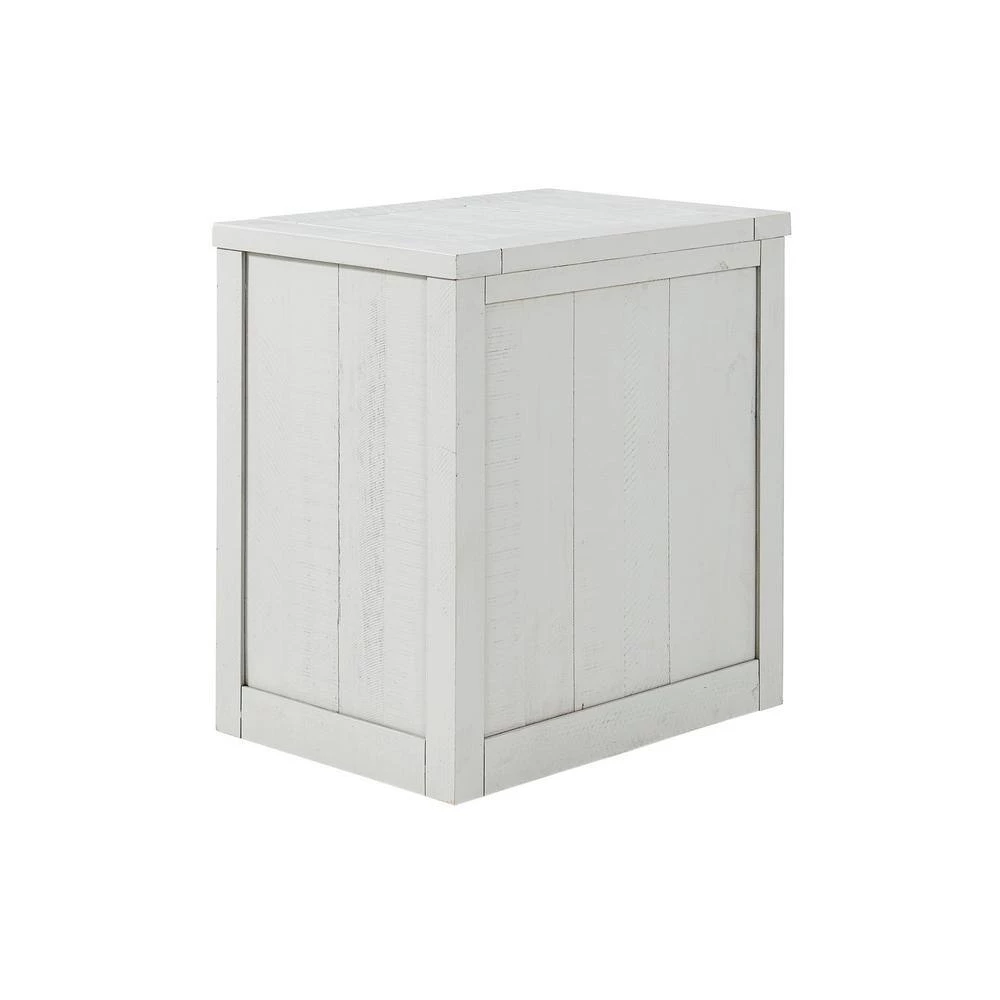 Monterey White Stain File Cabinet with 2-Drawers and Fingerprint Lock by Martin Svensson Home 3 Monterey White Stain File Cabinet with 2-Drawers and Fingerprint Lock by Martin Svensson Home - Image 3