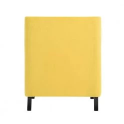 Ceylon Yellow Velvet Tufted Back Accent Chair by EVERGLADE HOME 11 Ceylon Yellow Velvet Tufted Back Accent Chair by EVERGLADE HOME -EVERGLADE HOME Shop yellow everglade home accent chairs lx 1297yw 1nn 4f 1000